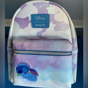 Loungefly Disney Lilo and Stitch Sleeping Clouds Mini Backpack NEW